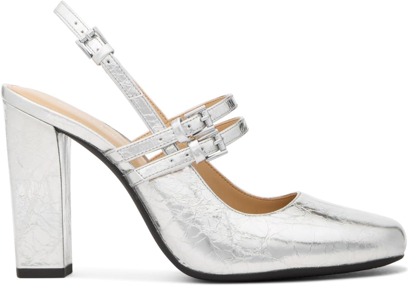 imageMichael Kors Womens Matilda Flex Sling Pump Silver 11Silver