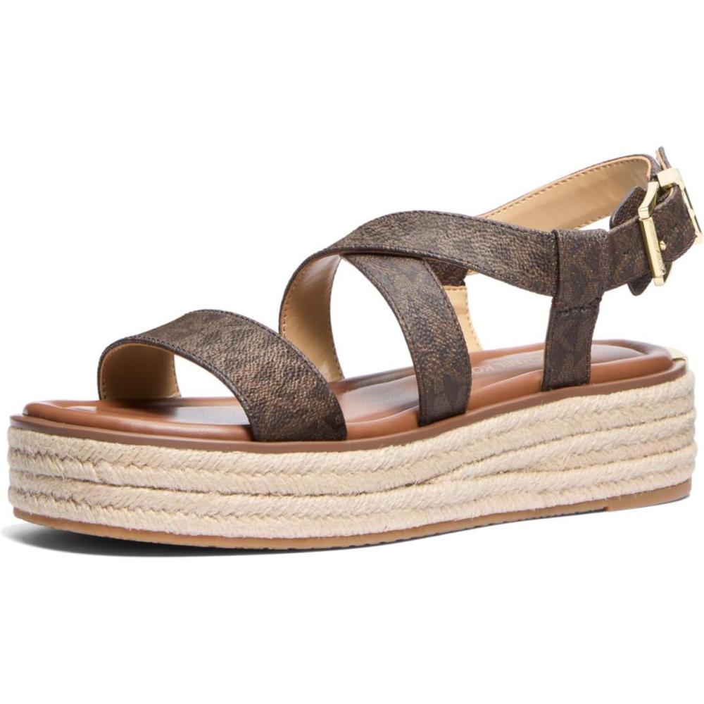 imageMichael Kors Womens Lynn Espadrille SandalBrown