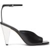 imageMichael Kors Womens Electra SandalBlackGalvanized Heel