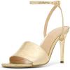 imageMichael Kors Womens Elyse Heeled SandalPale Gold